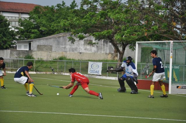 Partida realizada durante o campeonato Brasileiro de Hóquei sobre a grama / Foto: Divulgação